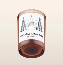 D.S. & DURGA PORTABLE XMAS TREE RED Candle - Candela al Bergamoto - D.S. Durga Discount